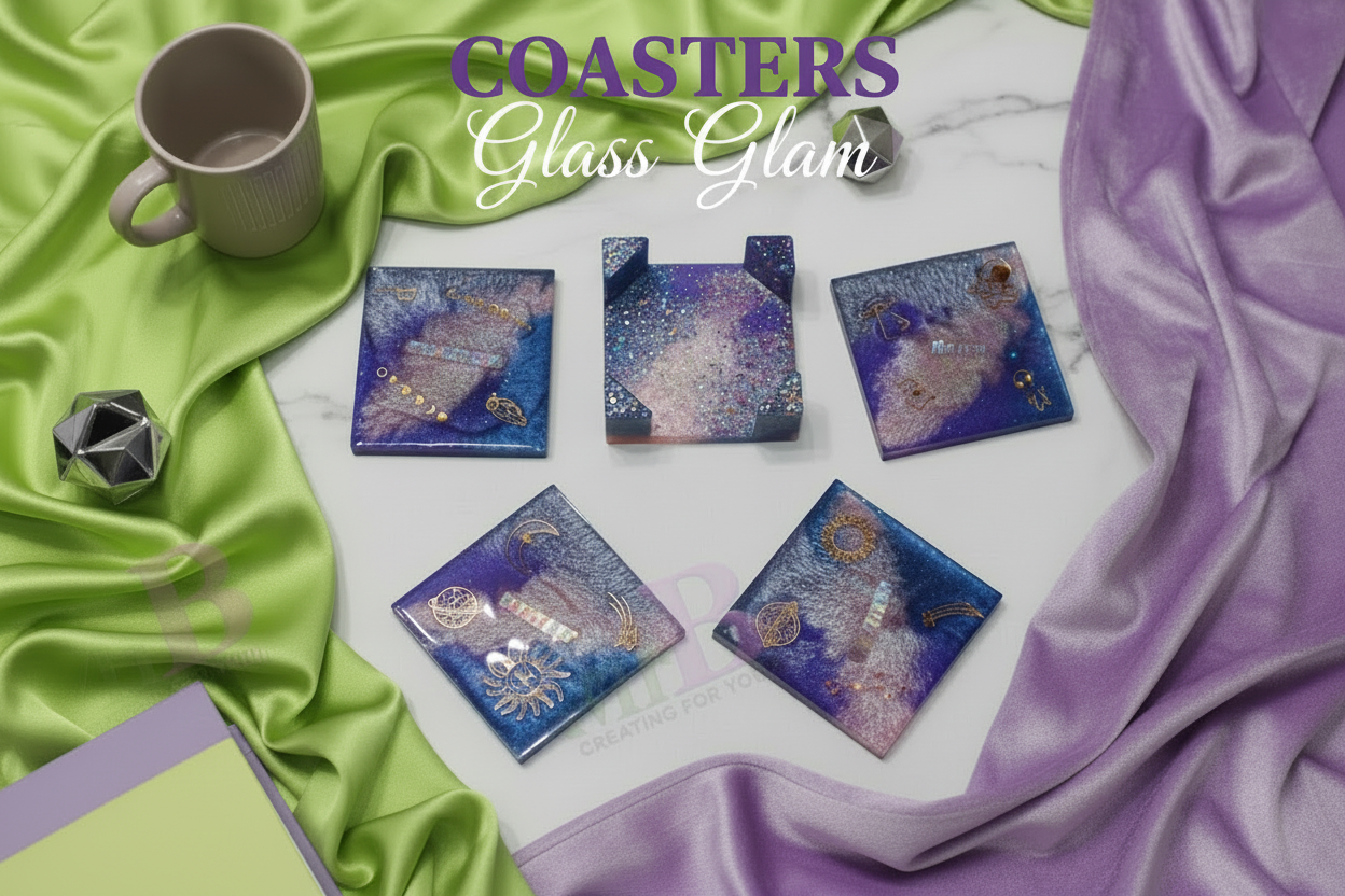 Galaxy Giggles Coasters Banner - Lighter