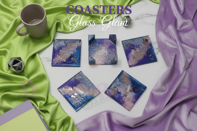 Galaxy Giggles Coasters Banner - Lighter