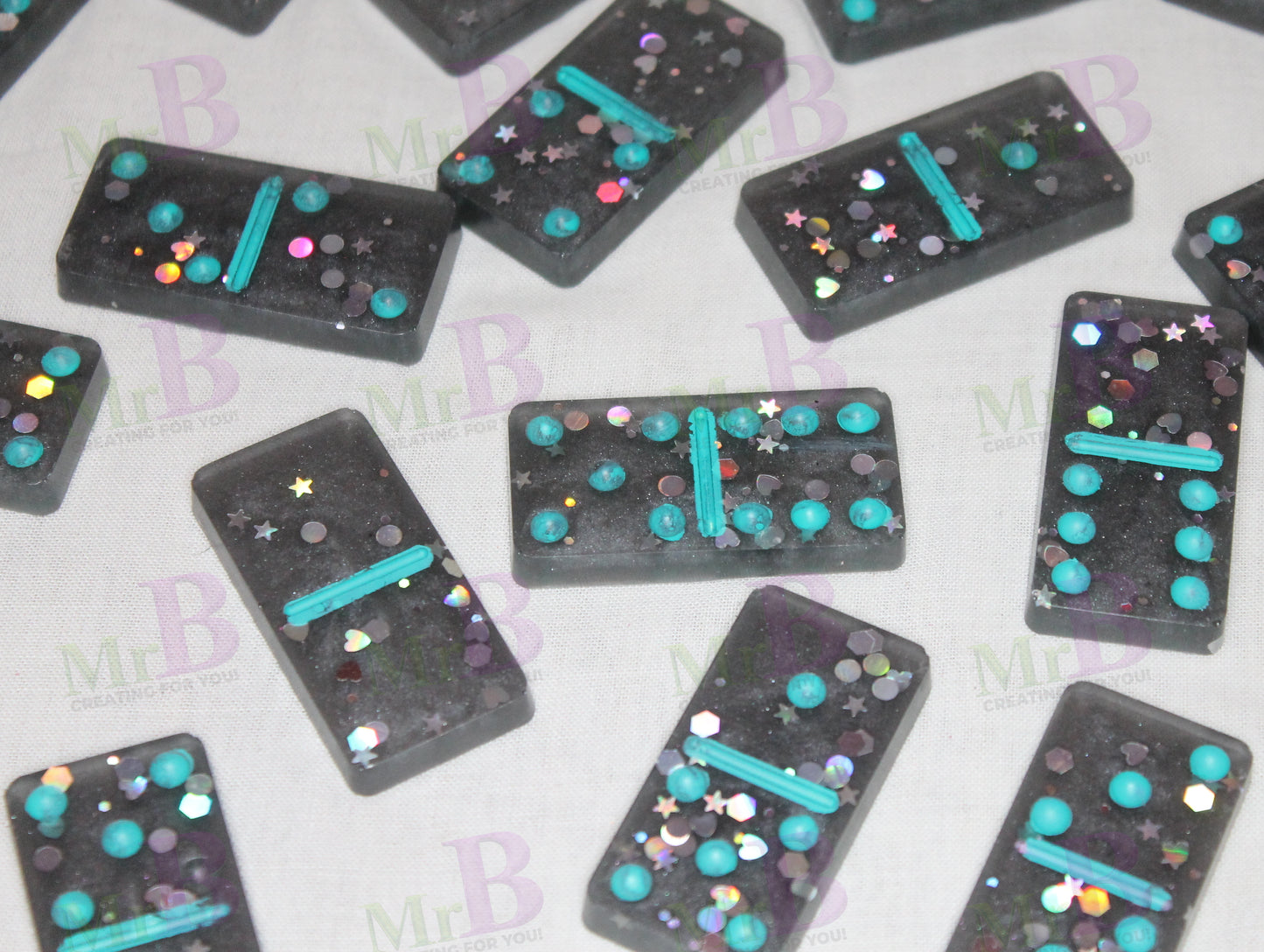 Galaxy Black Domino Set