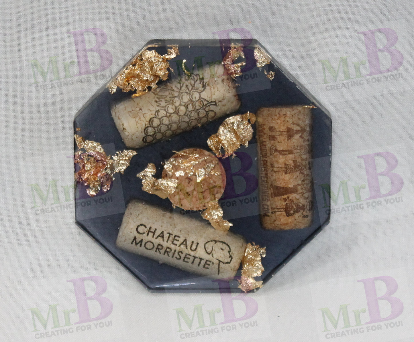Golden Pour Coaster Set
