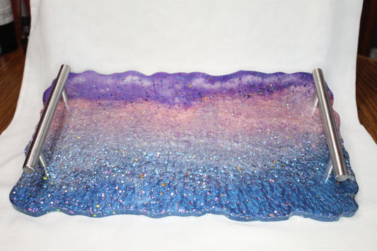 Galaxy Glow Tray with Handles